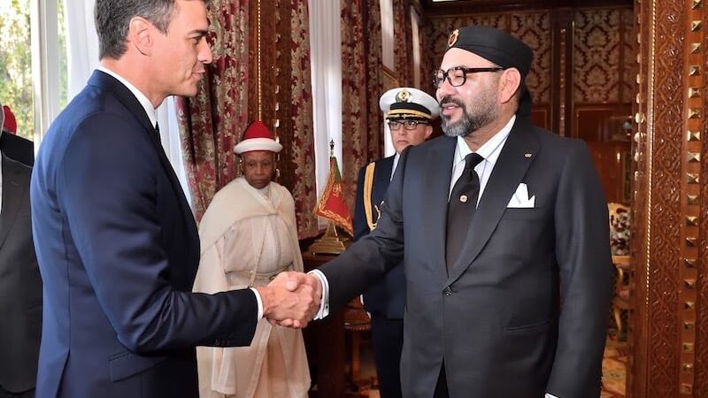 الملك محمد السادس يستقبل بيدرو سانشيز رئيس حكومة المملكة الإسبانية