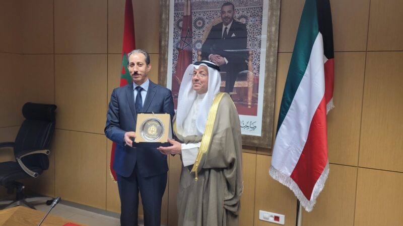 السيد الداكي يستقبل رئيس المجلس الأعلى للقضاء بدولة الكويت