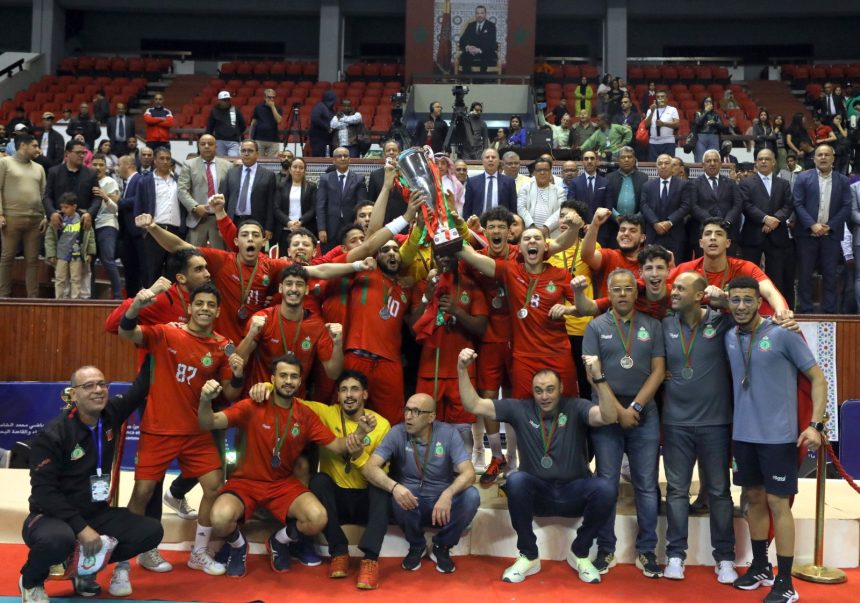 المغرب يتوج بطلاً للبطولة العربية لكرة اليد