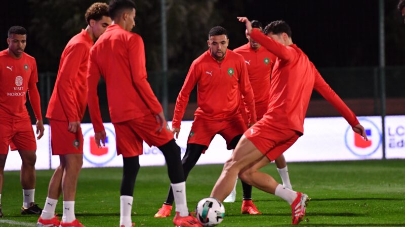 المنتخب المغربي يجري ثاني حصة تدريبية استعدادا لمباراتي النيجر وتنزانيا
