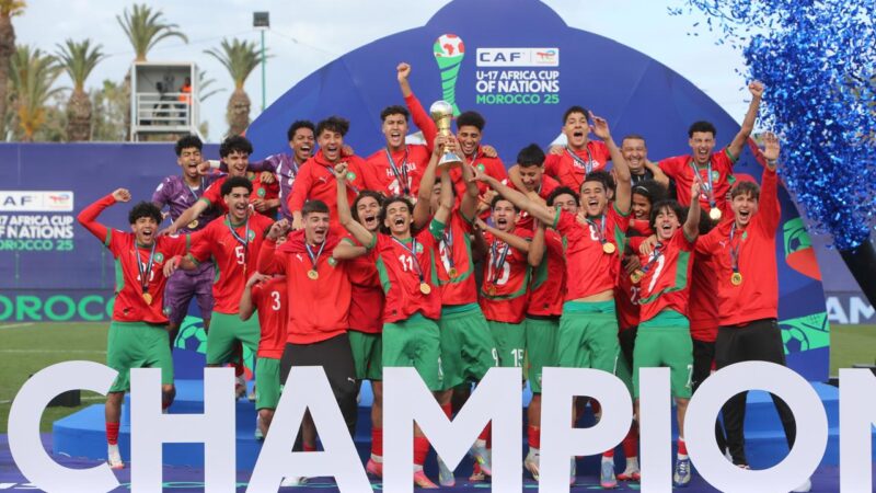 المنتخب الوطني المغربي للناشئين يتوج بطلا لإفريقيا