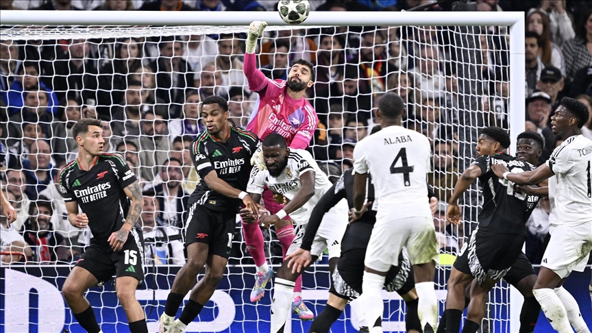 أرسنال يطيح بريال مدريد حامل اللقب من دوري الأبطال